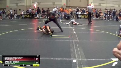 46 lbs Round 4 (6 Team) - Kaspian Stepheny, Belding Black vs Carson Gallo, Team Gotcha