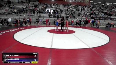 93 lbs Cons. Semi - Camila Alvarez, TX vs Micaiah Cortez, CA