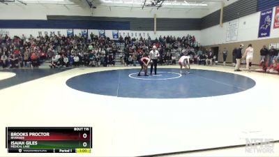 145 lbs Cons. Semi - Isaiah Giles, Medical Lake vs Brooks Proctor, Riverside