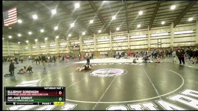 95 lbs 3rd Place Match - Delanie Knight, Wasatch Wrestling Club vs Elliemay Sorensen, Bear River Junior High Wrestling Club