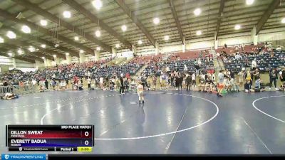 56 lbs 3rd Place Match - Dillon Sweat, Montana vs Everett Badua, Hawaii