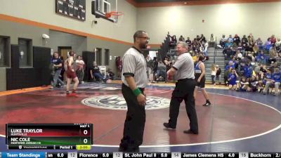 137 lbs Round 2 - Luke Traylor, Huntsville vs Nic Cole, Mortimer Jordan HS