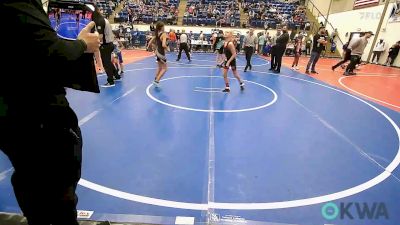 70-74 lbs Rr Rnd 3 - Brantly Bergmann, Grove Takedown Club vs Kennedy Scott, Salina Wrestling Club