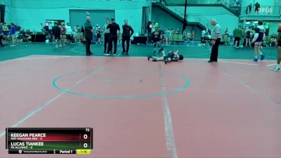 72 lbs Round 2 (6 Team) - Lucas Tiankee, PA Alliance vs Keegan Pearce, Mat Assassins Red