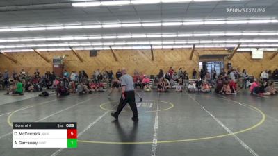 177 lbs Consi Of 4 - Corey McCormick, Johnson City vs Anthony Garraway, Junction City