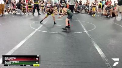 56 lbs Round 4 (8 Team) - Elijah Torres, Scorpions vs Gio Mazzio, Rush WC