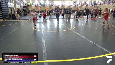 77 lbs Round 1 - Shay Lundvall, Sebolt Wrestling Academy vs Hayden Splendore, Iowa