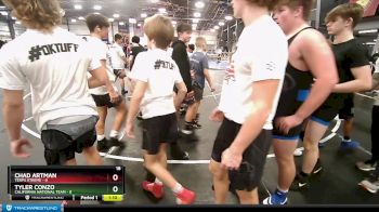 80 lbs Rd# 9- 2:15pm Saturday Final Pool - Tyler Conzo, California National Team vs Chad Artman, Terps Xtreme