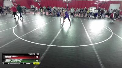 165 lbs Cons. Round 3 - Henry Woodbury, Denmark Wrestling Club vs Rylan Wells, Wisconsin