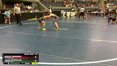 85 lbs Cons. Round 4 - August Hennings, Nebraska Boyz vs Anselmo Deollos, Nebraska Elite