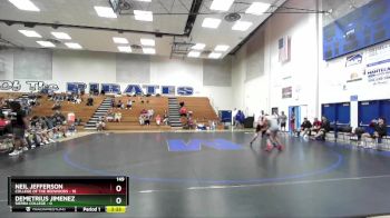 149 lbs Cons. Semis (16 Team) - Neil Jefferson, College Of The Redwoods vs Demetrius Jimenez, Sierra College