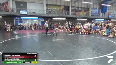 55 lbs Quarterfinal - Hudson Fielder, Backyard Brawlers Wrestling Cl vs Bryant Jackson, North Alabama Elite Wrestling