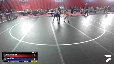 120 lbs Champ. Round 1 - Adrian Cohen, IL vs Ryan Goth, MN