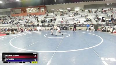 57 lbs Quarterfinal - Virginia Foard, VA vs Ava Ward, MO