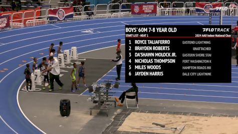 Youth Boys' 60m, Prelims 1 - Age 7-8