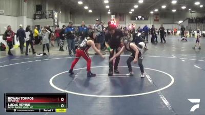 82 lbs Champ. Round 1 - Lucas Heyink, Eaton Rapids Youth WC vs Rowan Tompos, Romeo WC