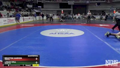 5A 220 lbs Quarterfinal - Logan Hall, Moody Hs vs Braxton Harmon, Lincoln