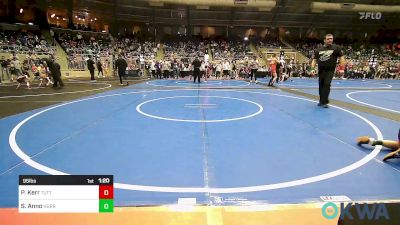 95 lbs Quarterfinal - Pj Kerr, Tuttle Wrestling vs Shiloh Anno, Hurricane Wrestling Academy