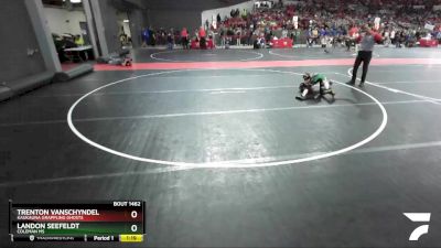 80 lbs Cons. Round 3 - Landon Seefeldt, Coleman MS vs Trenton VanSchyndel, Kaukauna Grappling Ghosts