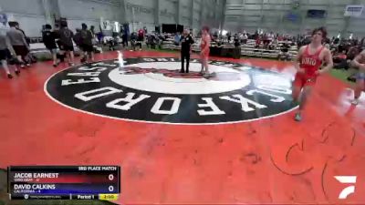 220 lbs Placement Matches (16 Team) - James Bechter, Ohio Gray vs Asa Goff, California