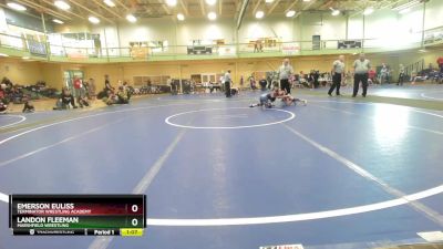 60-65 lbs Round 1 - Emerson Euliss, Terminator Wrestling Academy vs Landon Fleeman, Marshfield Wrestling