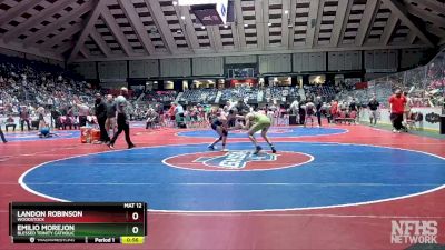 6A-138 lbs Cons. Round 2 - Landon Robinson, Woodstock vs Emilio Morejon, Blessed Trinity Catholic