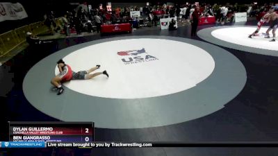 145 lbs Cons. Round 4 - Dylan Guillermo, Coachella Valley Wrestling Club vs Ben Giangrasso, Vacaville High School Wrestling