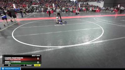 72 lbs Cons. Round 2 - Caden Martinson, Tomah Youth Wrestling vs Reed Czarneski, Denmark