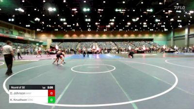 184 lbs Round Of 32 - Darion Johnson, Western Wyoming vs Kyle Knudtson, Eastern Oregon