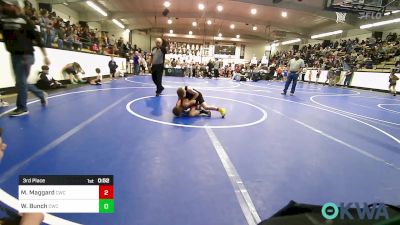 64 lbs 3rd Place - Mason Maggard, Claremore Wrestling Club vs Wyatt Bunch, Claremore Wrestling Club