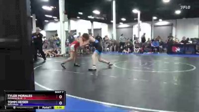 130 lbs Semis & 1st Wrestleback (8 Team) - Tyler Morales, Michigan Blue vs Tomm Heiser, Wisconsin