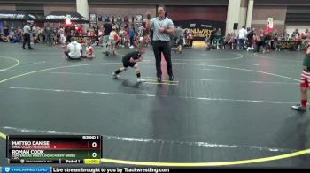 Round 2 (4 Team) - Roman Cook, Contenders Wrestling Academy Green vs Matteo Danise, Steel Valley Renegades