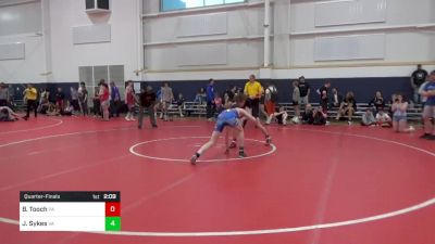 138-C lbs Quarterfinal - Brayden Tooch, PA vs Josiah Sykes, VA