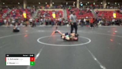 88 lbs Cons. Round 3 - Cameron Schraeder, Dodge City Wrestling Academy vs Cameron Shaver, Mulvane Wrestling Club