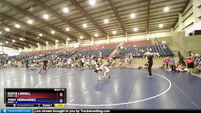 60 lbs Round 5 (6 Team) - Kayce Linnell, UTAH vs Tony Hernandez, IDAHO