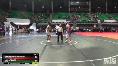 170 lbs Cons. Round 2 - DAYTEN MONTGOMERY, Springville vs Luis Lazaro, Leeds