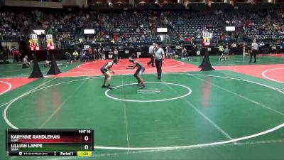 135 lbs Semifinal - Lillian Lampe, GGBA vs Karynne Randleman, SLW1