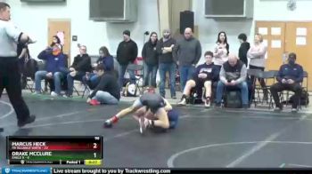 96 lbs Round 3 (4 Team) - Marcus Heck, PA Alliance White vs Drake McClure, Eagle X