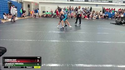 130 lbs Round 1 (6 Team) - Adrian Day, Florida Punishers vs Leonidas Miranda, Glasgow WA