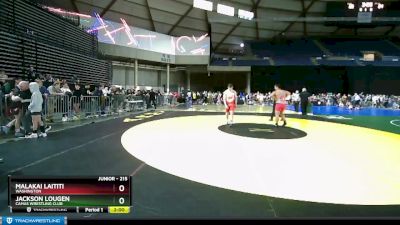 215 lbs Round 3 - Malakai Laititi, Washington vs Jackson Lougen, Camas Wrestling Club