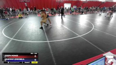 220 lbs Quarterfinal - Joseph Monge, IA vs Nehemiah Lendobeja, WI