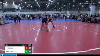 125 lbs Round 3 (6 Team) - Ben Kimnach, GREAT NECK WC - GOLD vs Ian Mathuse, BLACKHAWK WC