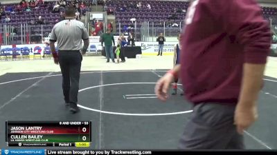 53 lbs Cons. Semi - Jason Lantry, Johnson City Wrestling Club vs Cullen Bailey, Lil Hawks Wrestling Club