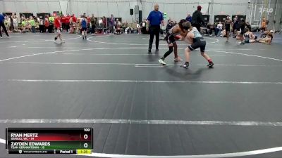 100 lbs Semis (4 Team) - Ryan Mertz, Seagull WC vs Zayden Edwards, Team Germantown