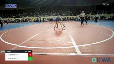 115 lbs Consolation - Lindlee Hubbard, Dark Cloud Wrestling Club vs Peyton Hightower, Mannford Pirate Youth Wrestling