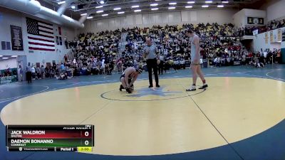 190 lbs Champ. Round 2 - Jack Waldron, DALTON vs Daemon Bonanno, CONNEAUT