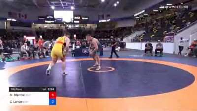 125 kg 5th Place - Matt Stencel, Central Michigan Wrestling Club vs Christian Lance, Nebraska Wrestling Training Center