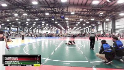 60 lbs Rd# 5- 3:45pm Friday Final Pool - Mason Allen, Kentucky Jokers vs Karson Waag, Oklahoma Outlaws Red