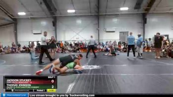 132 lbs Round 1 (3 Team) - Jackson Stuckey, Steel Valley Renegades vs Thomas Johnson, Palmetto State Wrestling Academy Black
