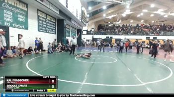 105 lbs Semifinal - Brooke Smart, Lewis & Clark vs Kali Waggoner, Tri- Valley